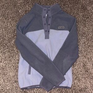 Columbia Blue and Gray Fleece Pullover